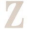 Good Wood By Leisure Arts Letter 9.5" Z, Wooden Letters, Wood Letters, Wooden Letters Wall Decor, Large Letters 9.5 Inch, Small For Crafts